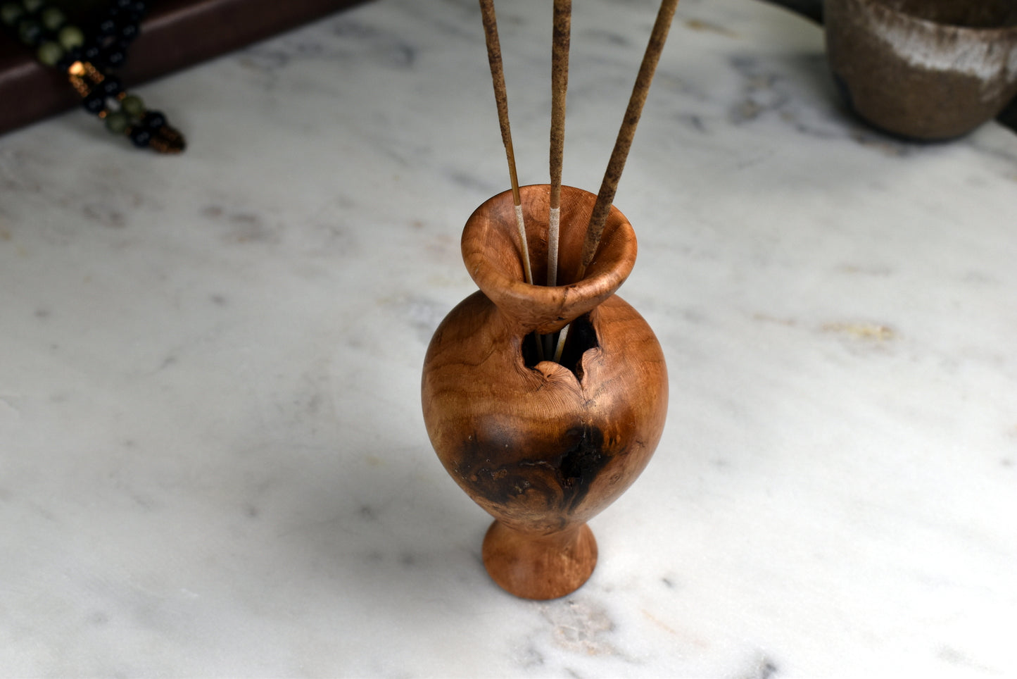 Cherry Burl Vase